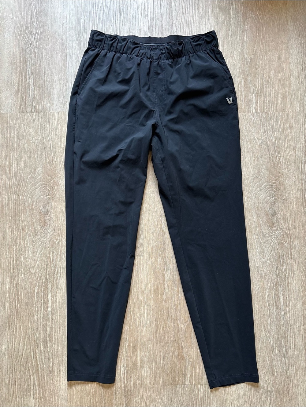 Vuori Mens Fleet Pant Black Athletic Joggers Activewear Size Medium